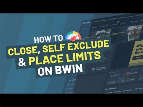How To Close Bwin Account, Self Exclude & Set Deposit & Play .